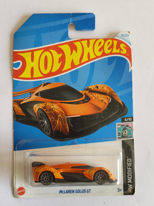 Hot Wheels McLaren Solus GT Diecast Car 1:64 Scale - Exotic Supercar Collection