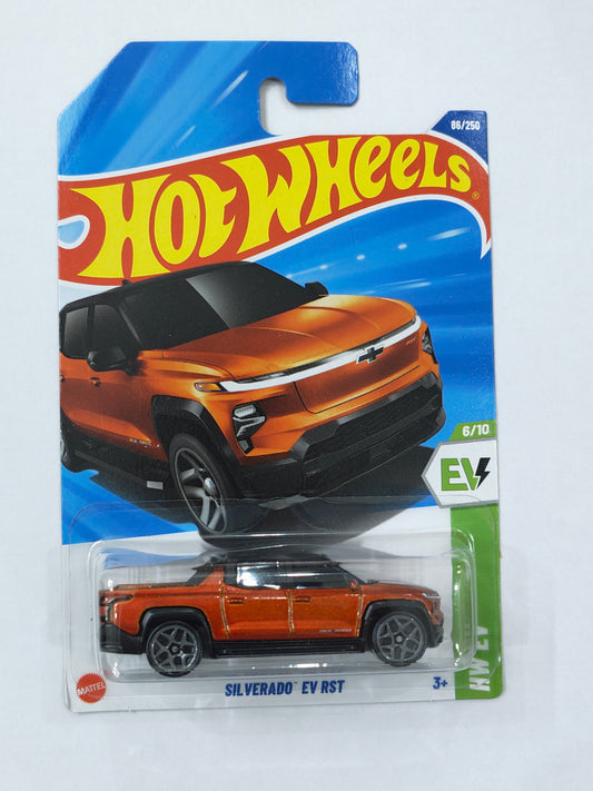 Hot Wheels Silverado EV RST Diecast SUV 1:64 Scale - Offroad SUV Collection
