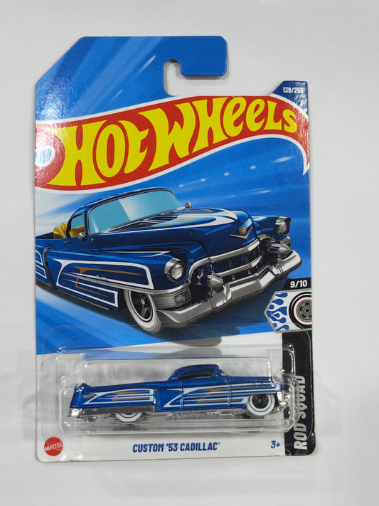 Hot Wheels Custom 53 Cadillac Diecast Car 1:64 Scale - Vintage Car Collection