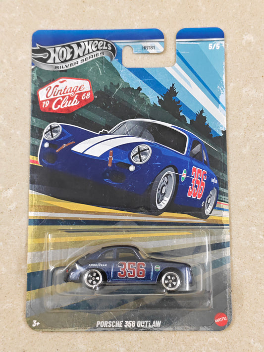 Hot Wheels - Silver Series - Porsche 356 Outlaw - Diecast Car - 1:64 Scale