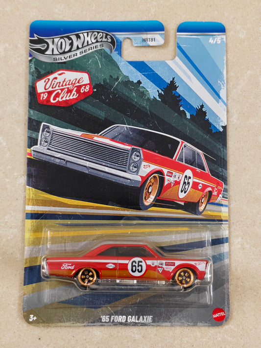 Hot Wheels - Silver Series - 65 Ford Galaxie - Diecast Car - 1:64 Scale