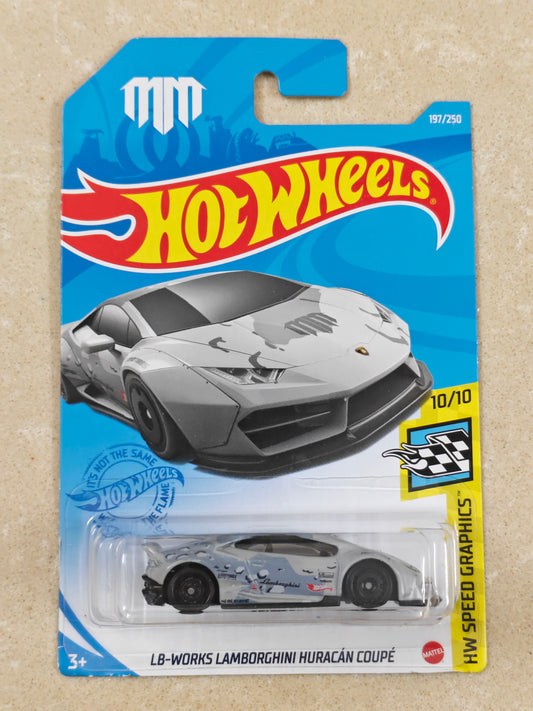 Hot Wheels - US Imported - LB Works Lamborghini Huracan Coupe - Diecast Car - 1:64 Scale - (Scratch In Blister)
