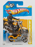 Hot Wheels 2012 Harley Davidson Fat Boy Diecast Bike 1:64 Scale - Cruiser Bike Collection