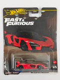 Hot Wheels (Creased Card) Imported Premium Mclaren Senna Diecast Car 1:64 Scale- Exotic Supercar Collection