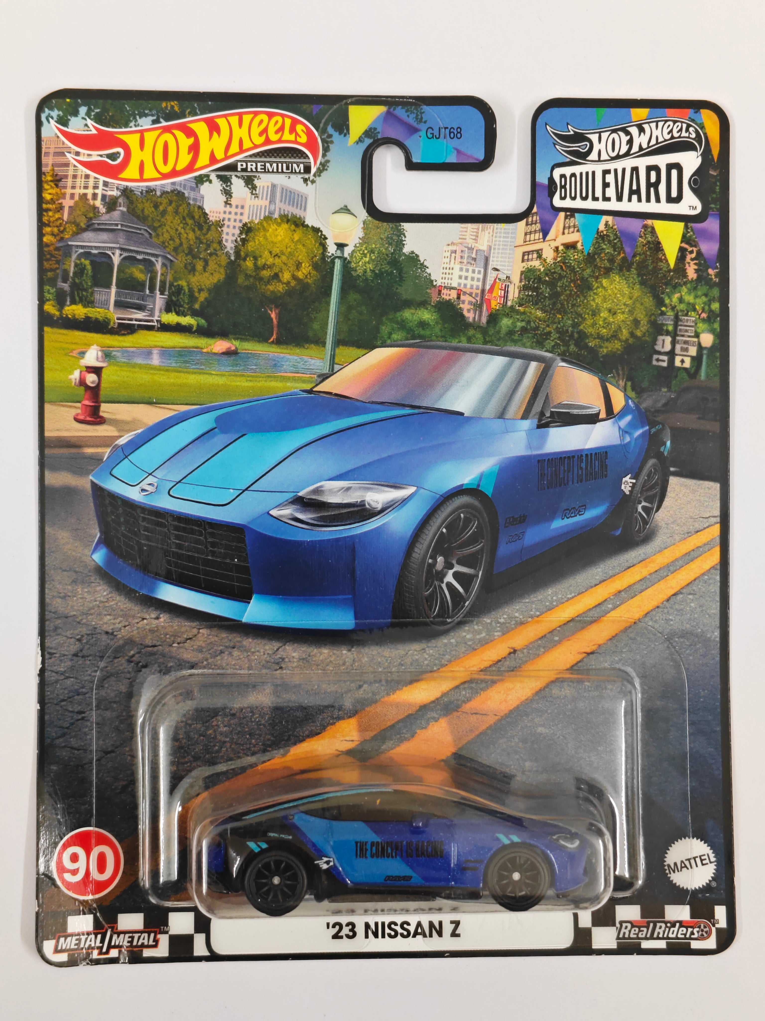 Hot Wheels (Creased Card) Premium Imported 23 Nissan Z Diecast Car 1:64 Scale - Exotic Supercar Collection