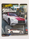 Hot Wheels Premium Imported 2018 Bentley Continental GT3 Diecast Car 1:64 Scale - Exotic Supercar Collection