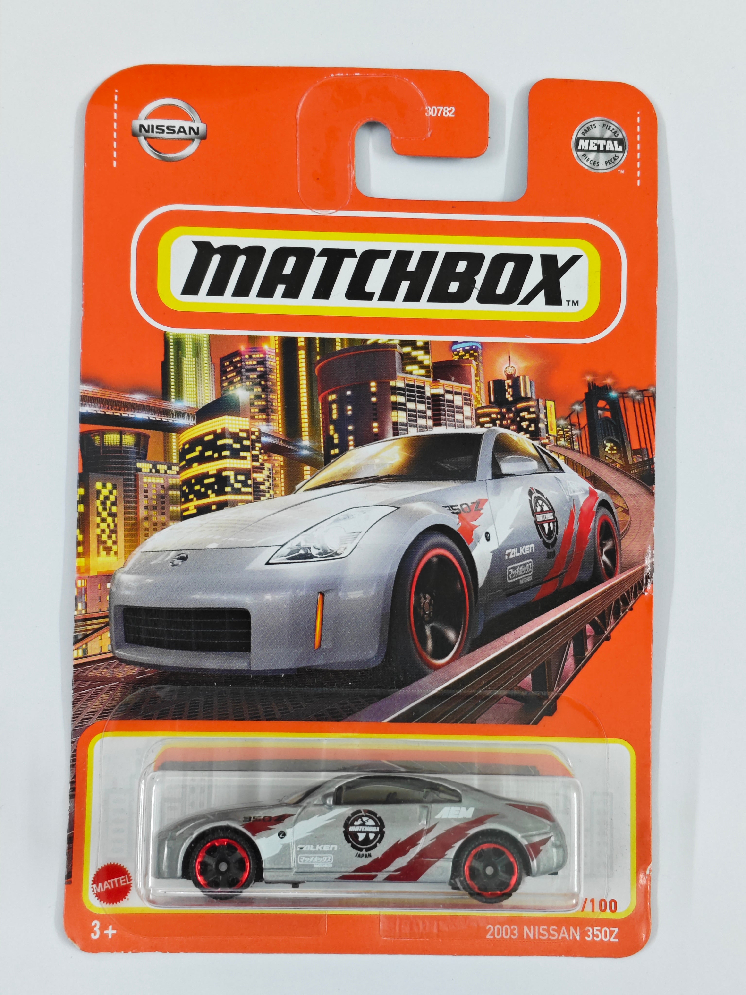 Matchbox Imported 2003 Nissan 350Z Diecast Car 1:64 Scale - Exotic Supercar Collection