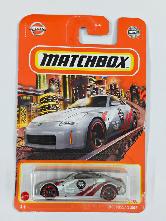 Matchbox Imported 2003 Nissan 350Z Diecast Car 1:64 Scale - Exotic Supercar Collection