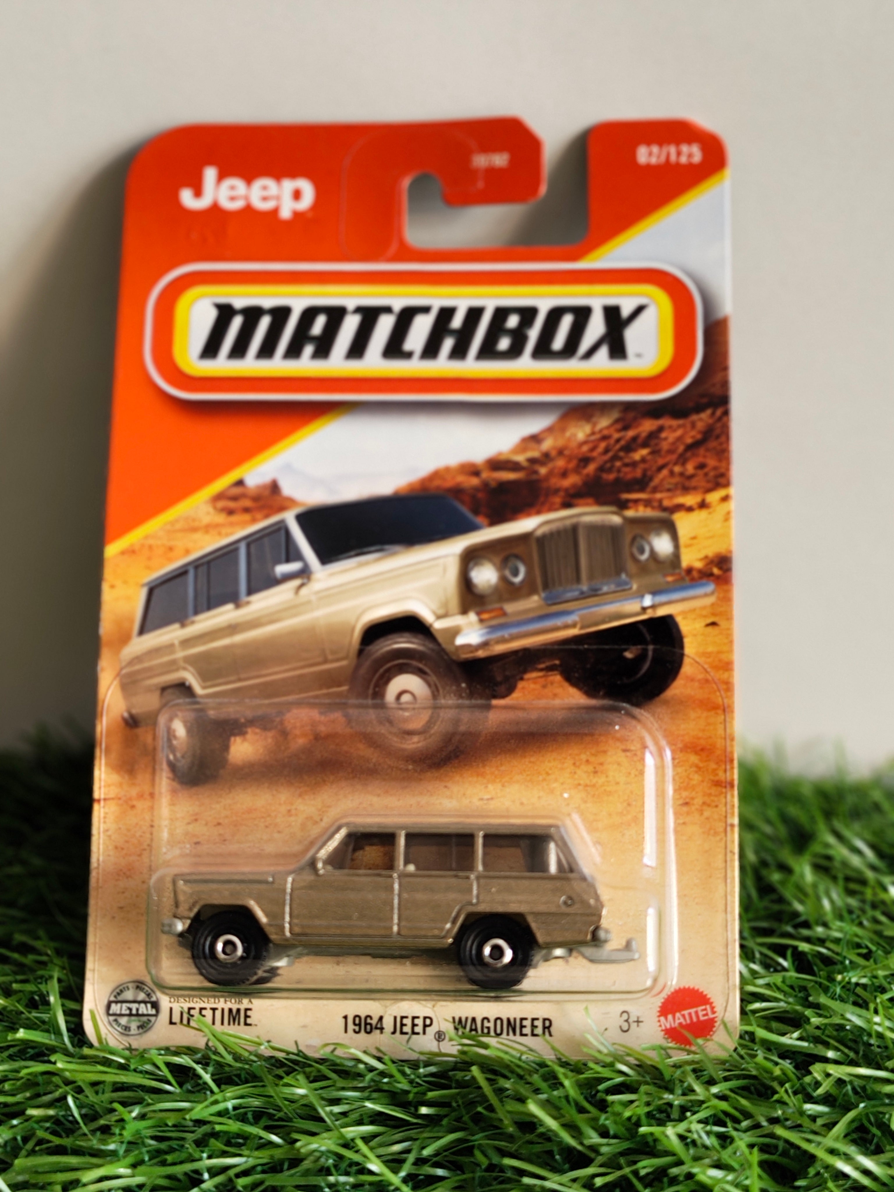 Matchbox 1964 Jeep Wagoneer Diecast SUV 1:64 Scale - Offroad SUV Collection