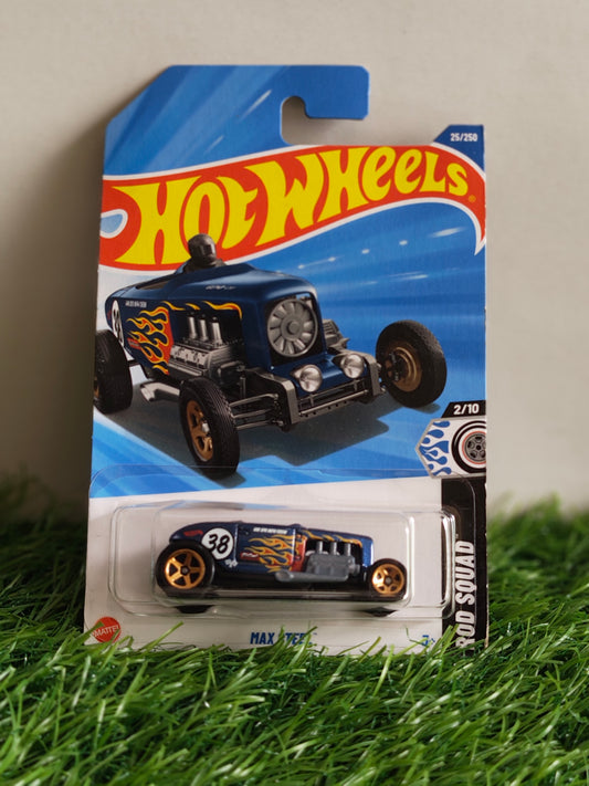 Hot Wheels Max Steel Blue Diecast Car 1:64 Scale - Fantasy Car Collection