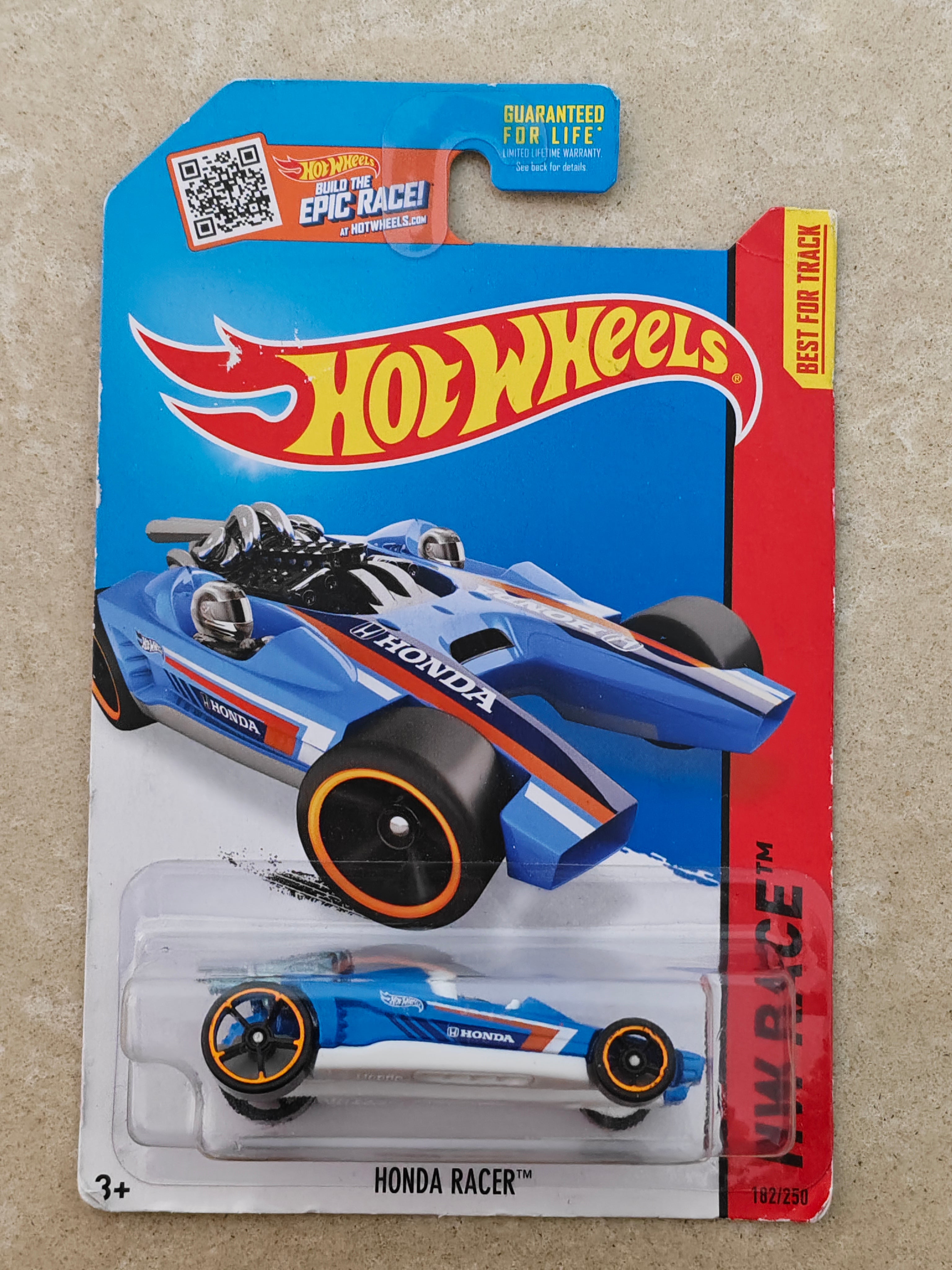 Hot Wheels Imported Honda Racer Diecast Car 1:64 Scale (Old Card)