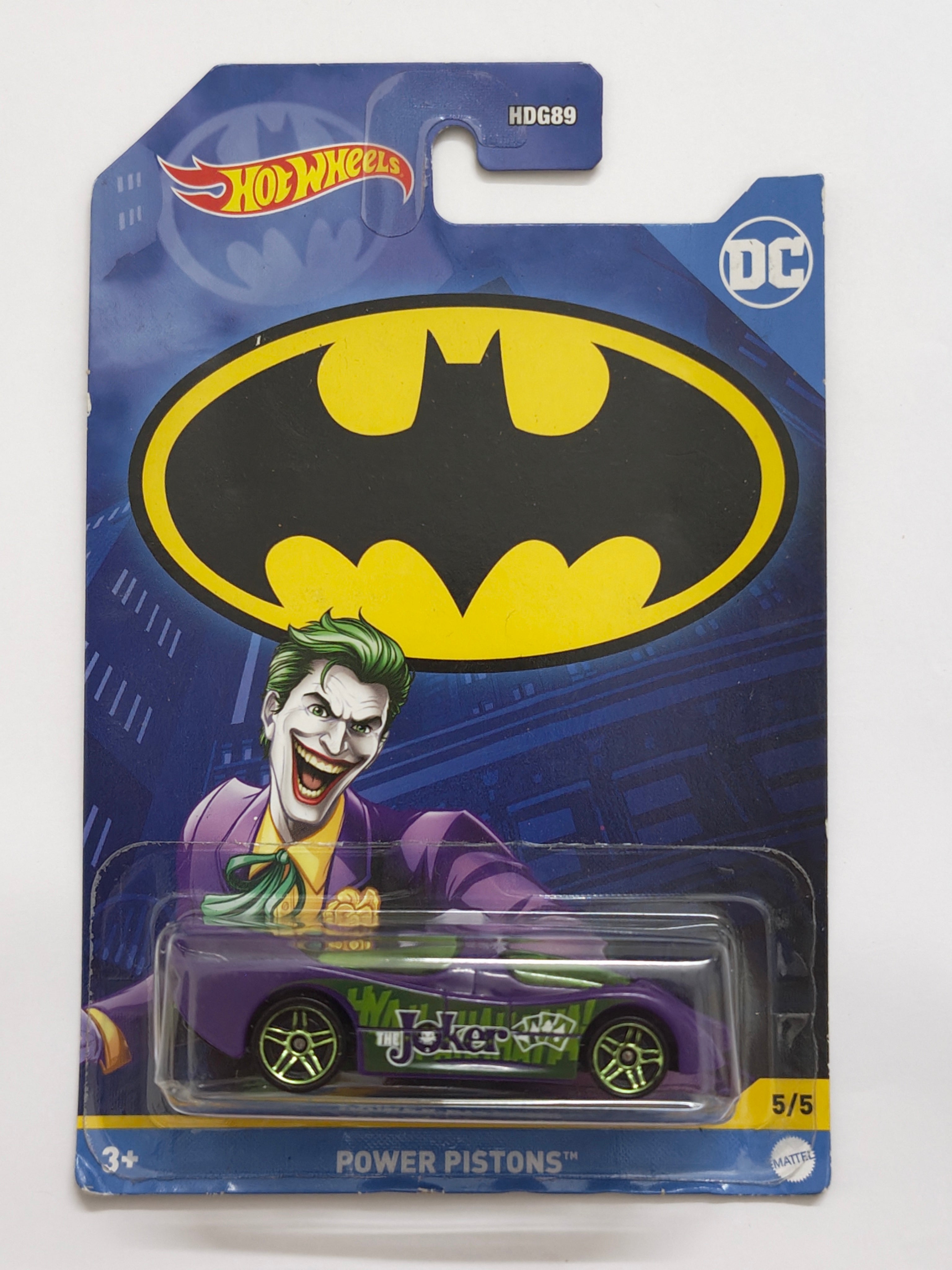 Hot Wheels Power Pistons Diecast Car 1:64 Scale - Rare Cartoon Car Collection (Soft Corners)