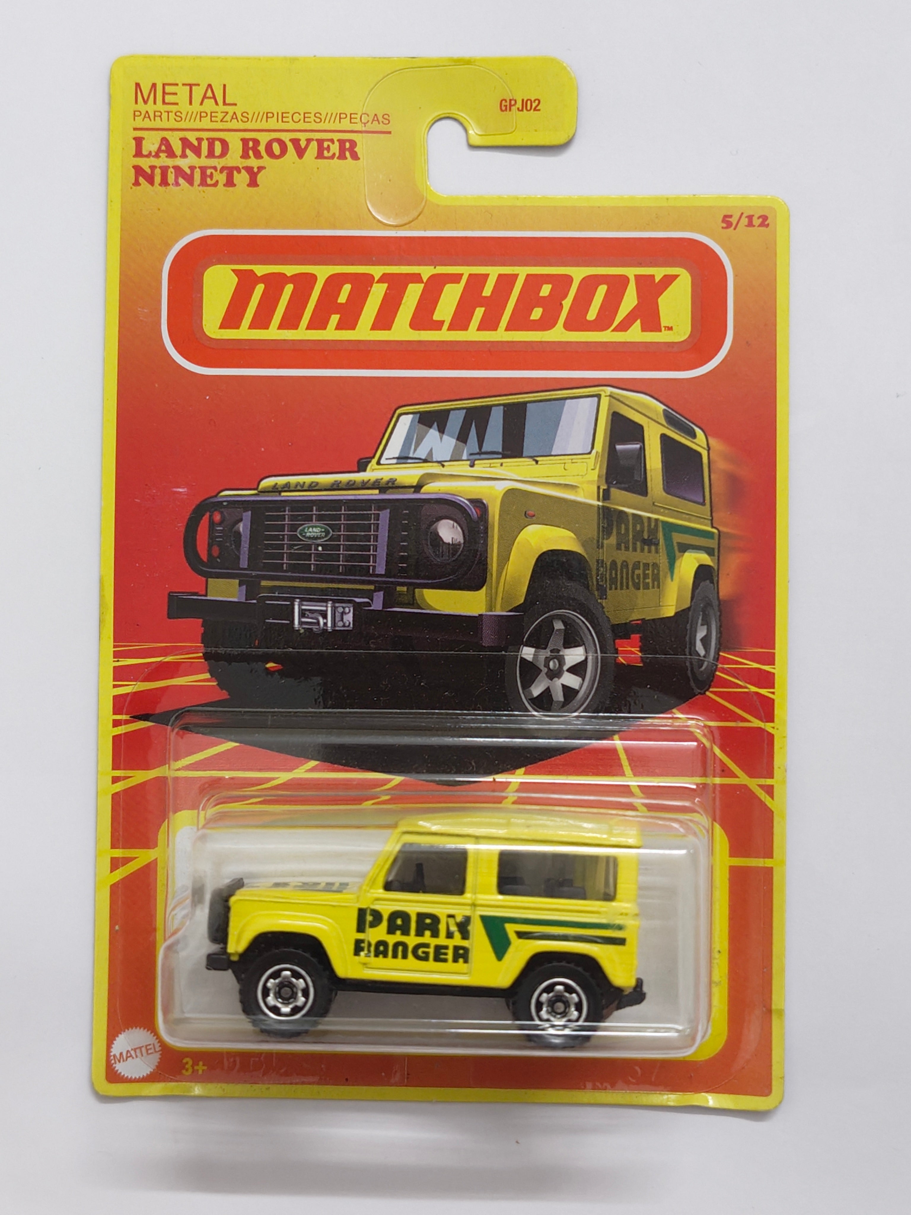 Matchbox Land Rover Ninety Diecast SUV 1:64 Scale - Offroad SUV Collection