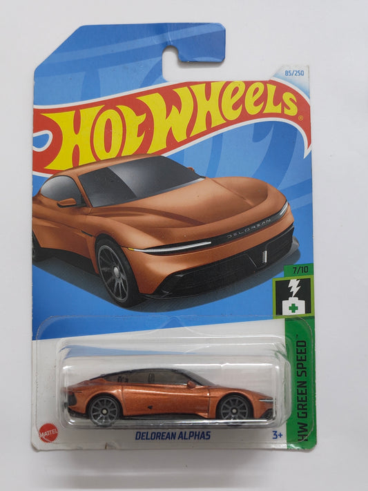 Hot Wheels Delorean Alphas Diecast Car 1:64 Scale - EV Car Collection