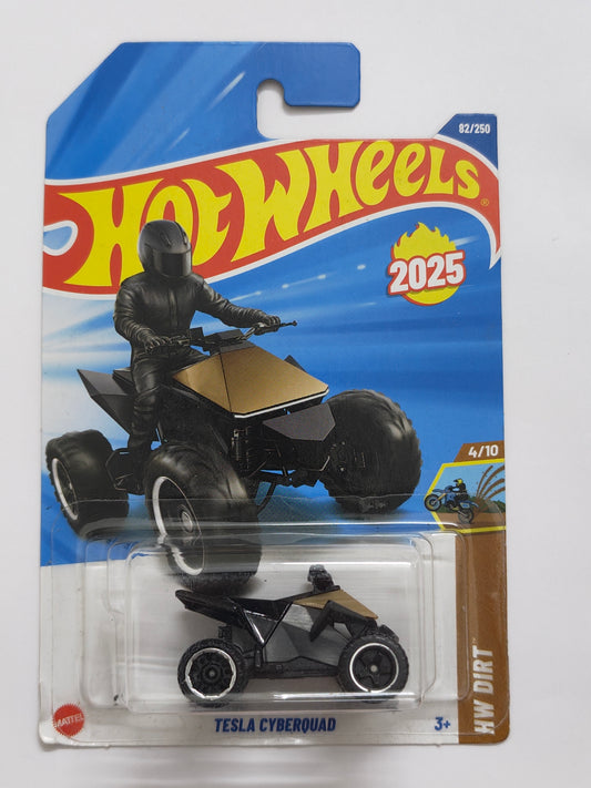 Hot Wheels Tesla Cyberquad Diecast Bike 1:64 Scale - Exotic Bike Collection