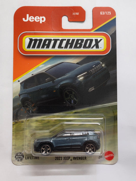 Matchbox 2023 Jeep Avenger Diecast SUV 1:64 Scale - SUV Collection