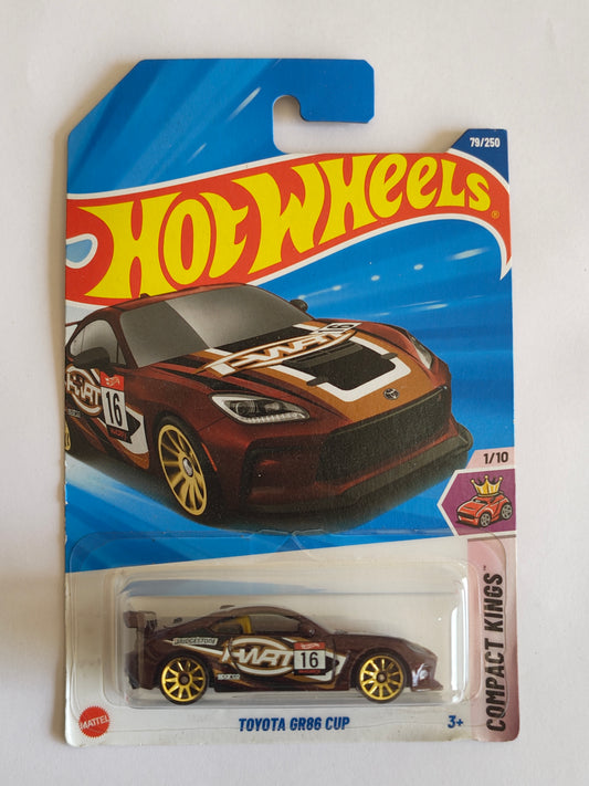 Hot Wheels Toyota GR86 Diecast Car 1:64 Scale - Exotic Supercar Collection