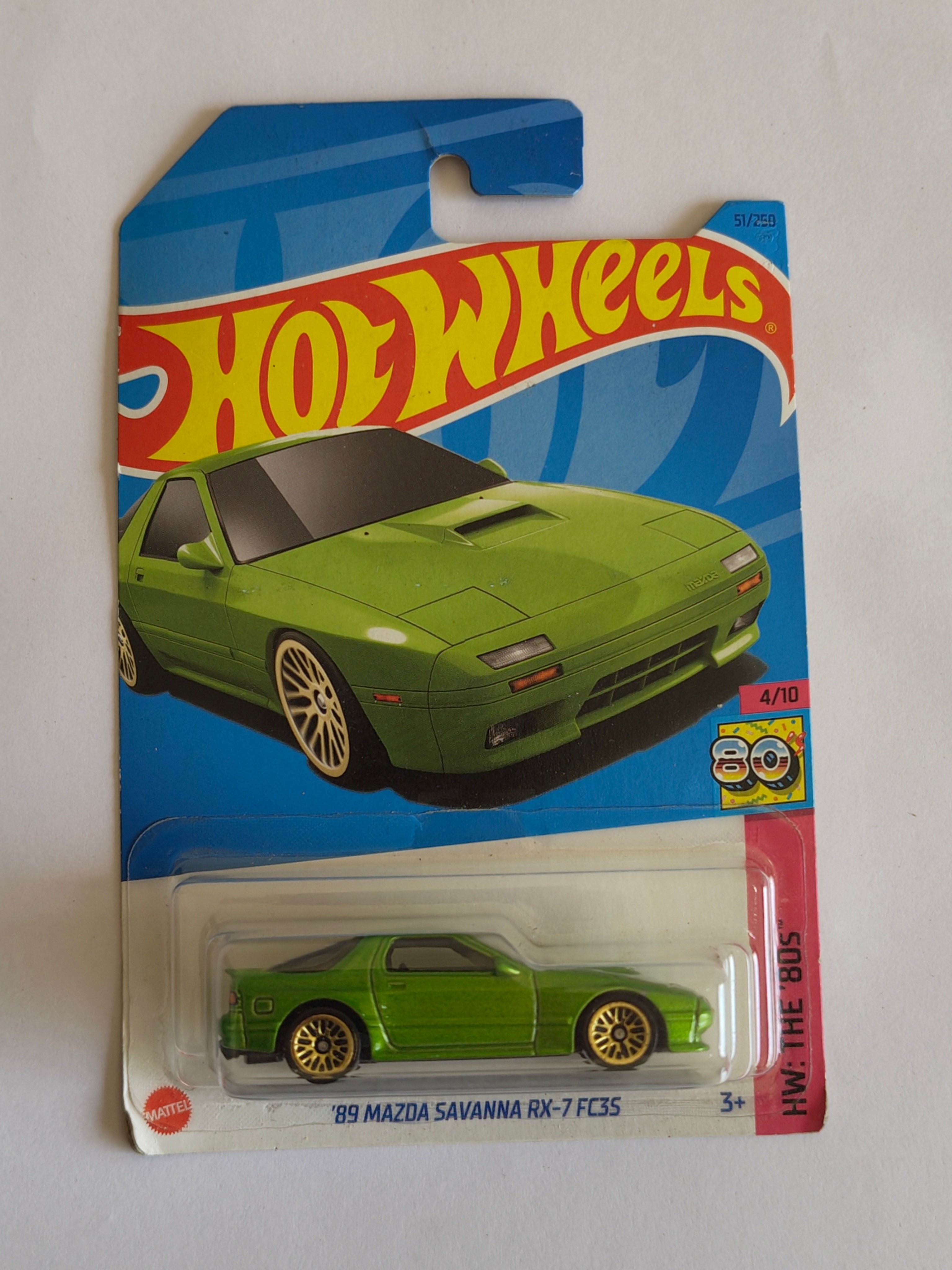 Hot Wheels 89 Mazda Savanna Diecast Car 1:64 Scale - Exotic Supercar Collection