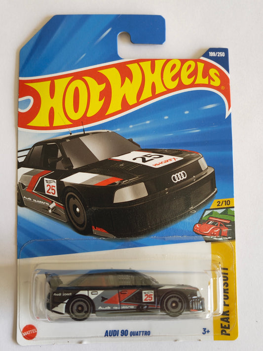 Hot Wheels Audi 90 Quattro Black Diecast Car 1:64 Scale - Racing Car Collection