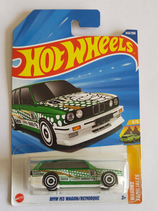 Hot Wheels BMW M3 Wagon Diecast Car 1:64 Scale - Iconic Car Collection