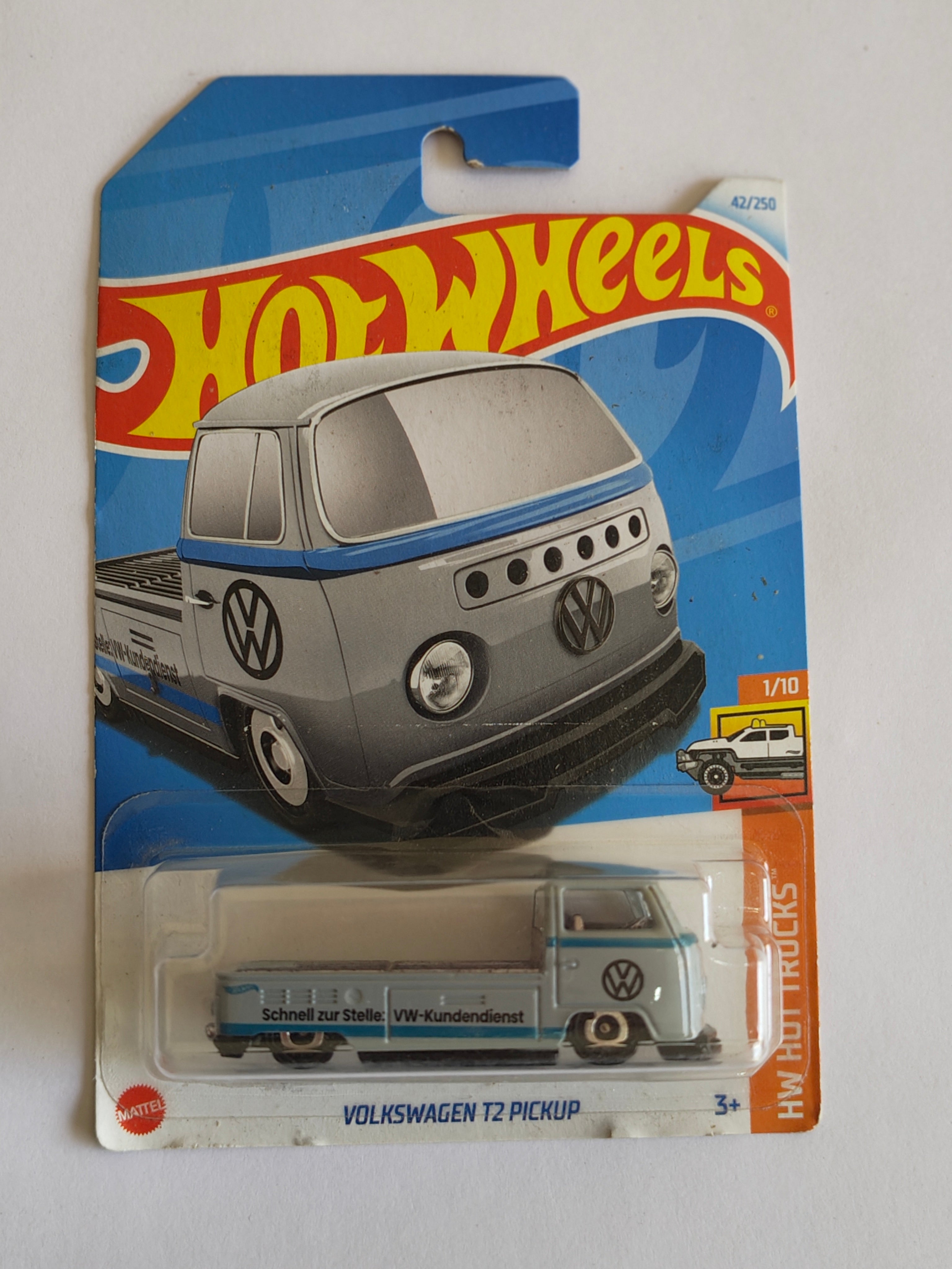 Hot Wheels Volkswagen T2 Pickup Diecast Truck 1:64 Scale - Pickup Truck Collection