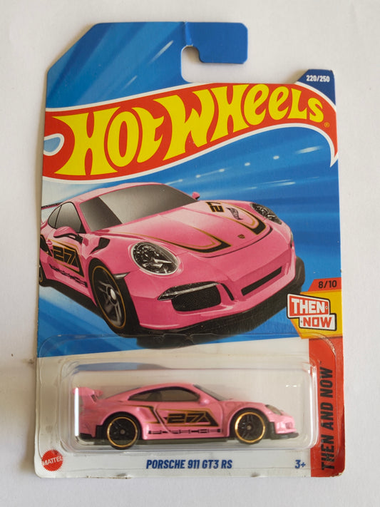 Hot Wheels Porsche 911 GT3 RS Diecast Car 1:64 Scale - Exotic Supercar Collection