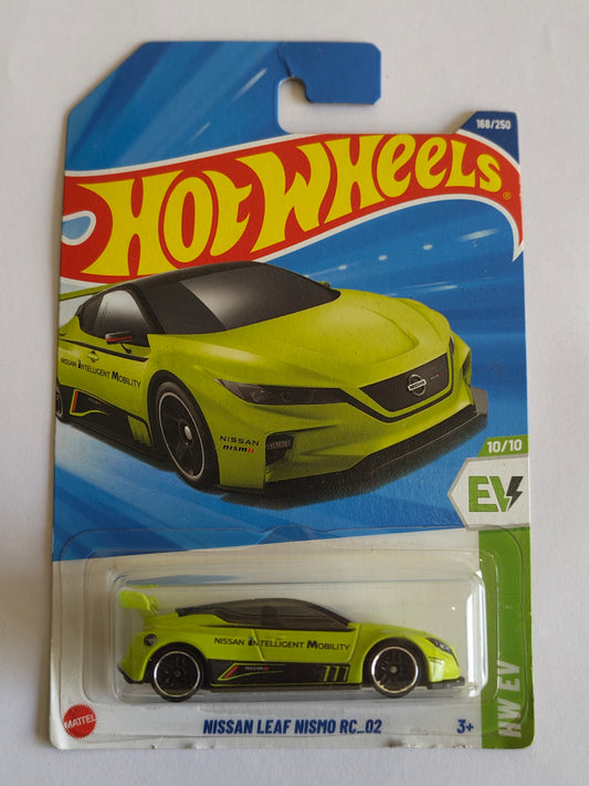 Hot Wheels Nissan Leaf Nismo RC 02 Diecast Car 1:64 Scale - Rare EV Car Collection
