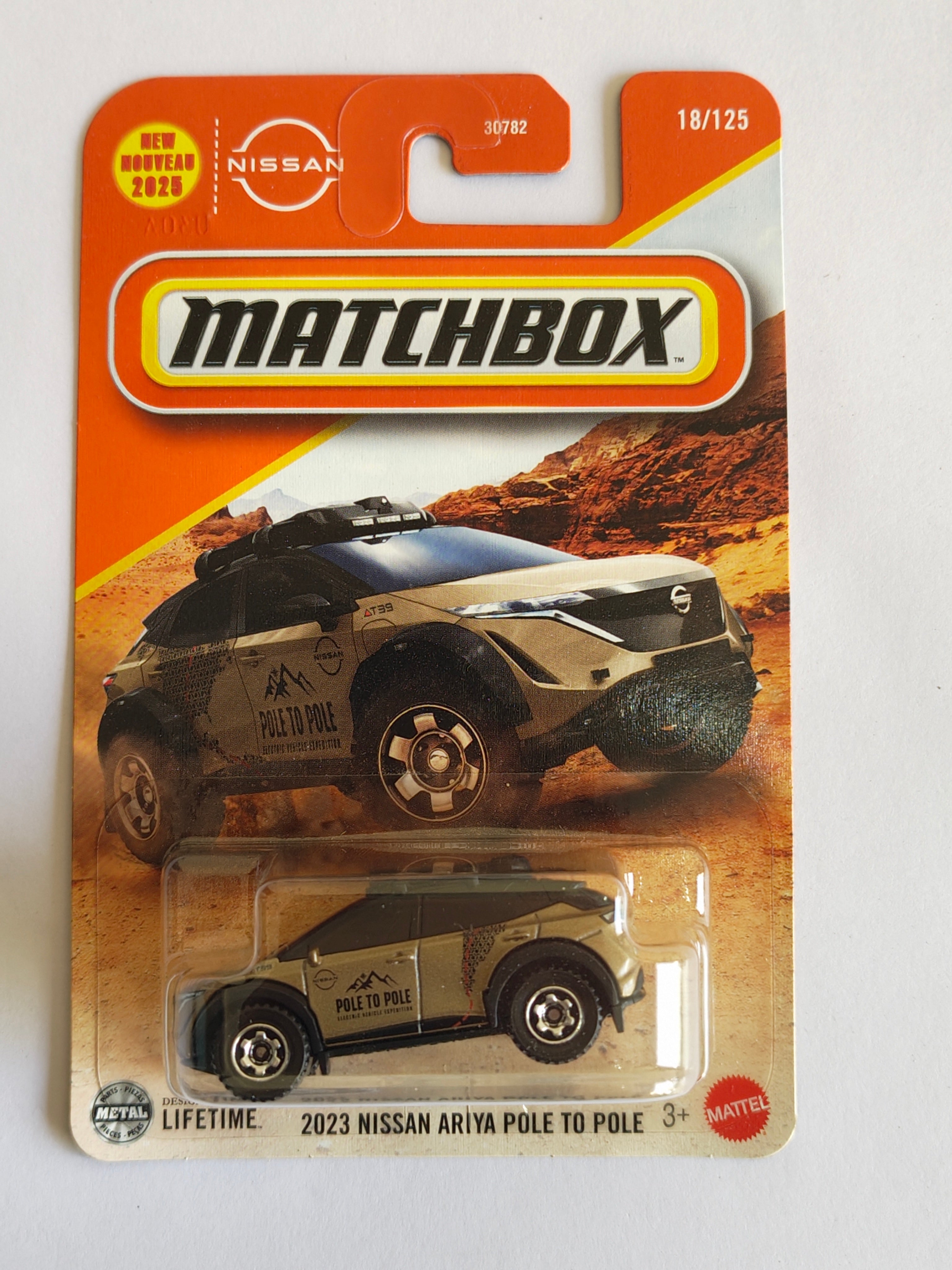 Matchbox 2023 Nissan Ariya Pole to Pole Diecast Car 1:64 - Offroad Car Collection