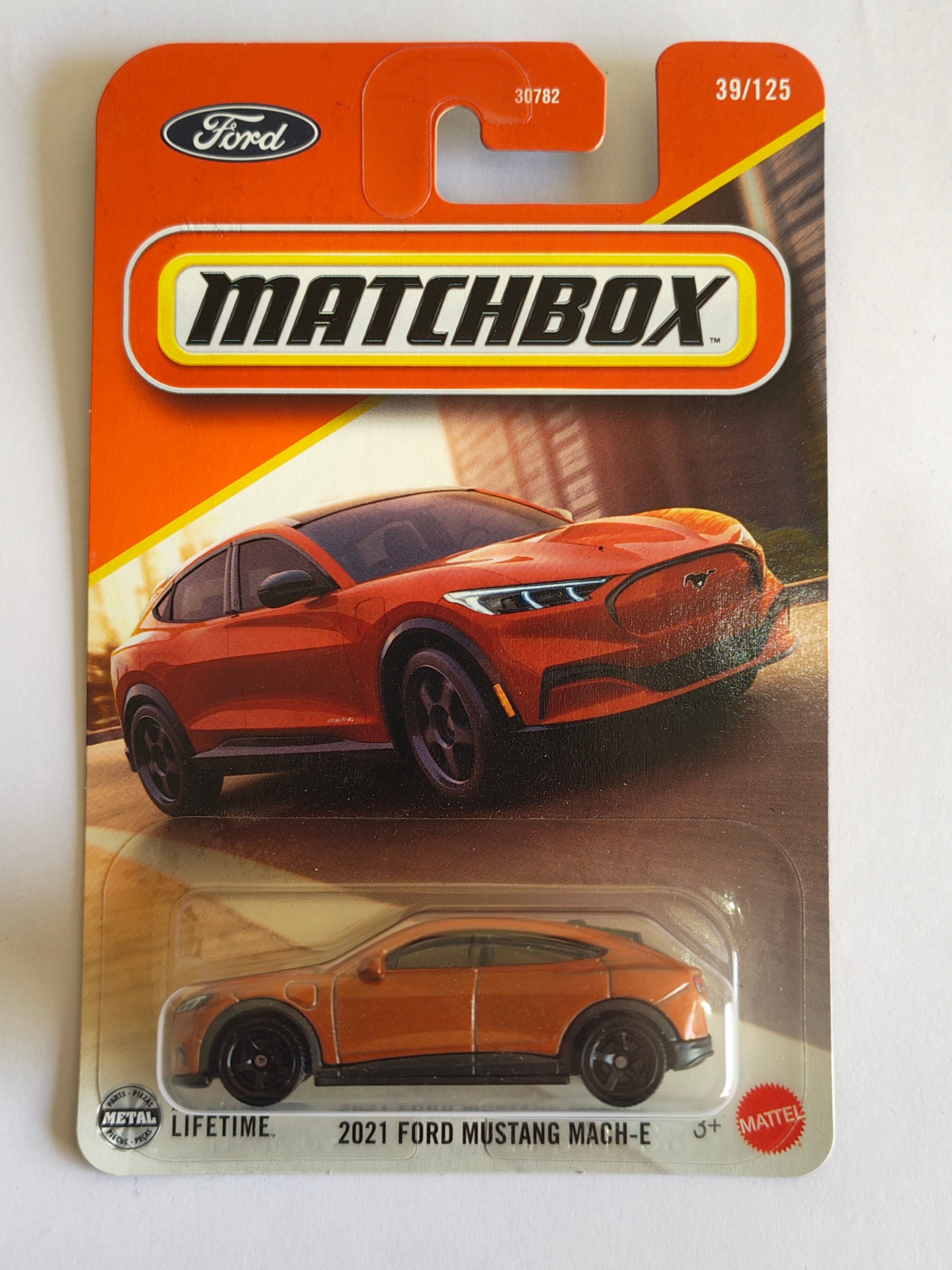 Matchbox 2021 Ford Mustang Mach E Diecast Car 1:64 Scale - Modern Car Collection