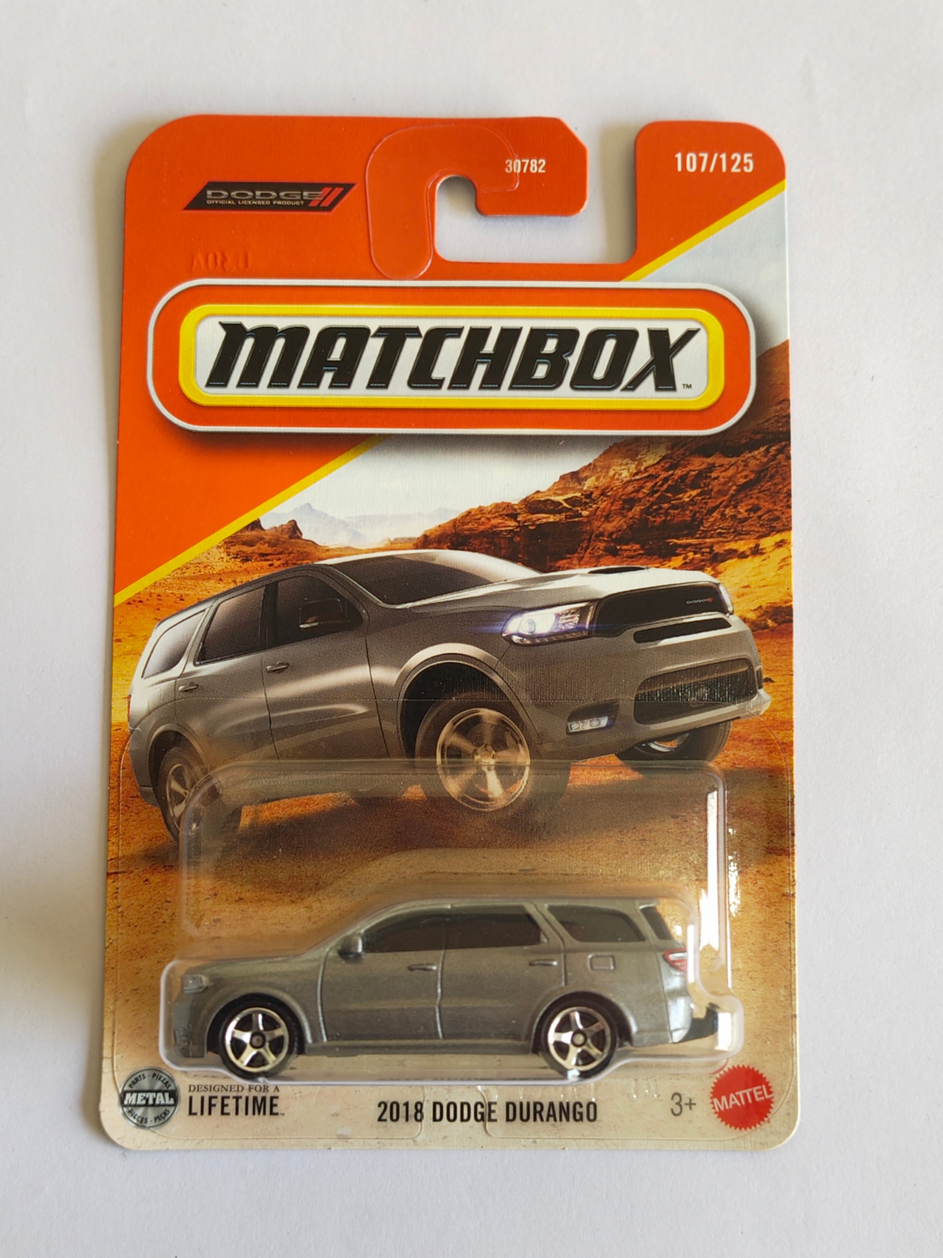 Matchbox 2018 Dodge Durago Diecast SUV 1:64 Scale - SUV Collection