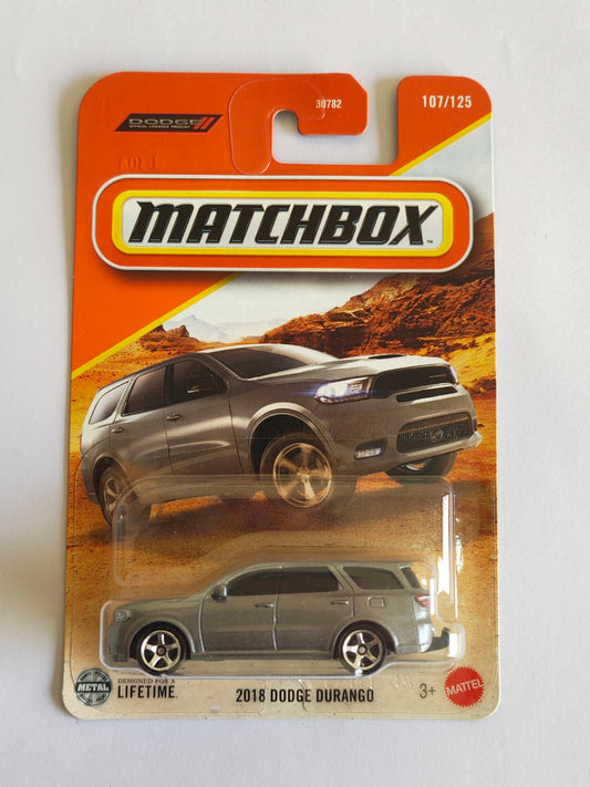 Matchbox 2018 Dodge Durago Diecast SUV 1:64 Scale - SUV Collection