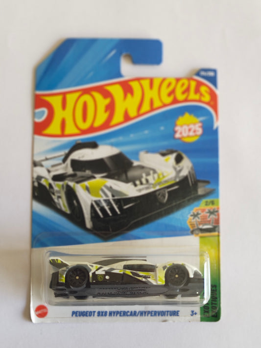 Hot Wheels Peugeot 9X8 Hypercar Diecast Car 1:64 Scale - Super Car Collection