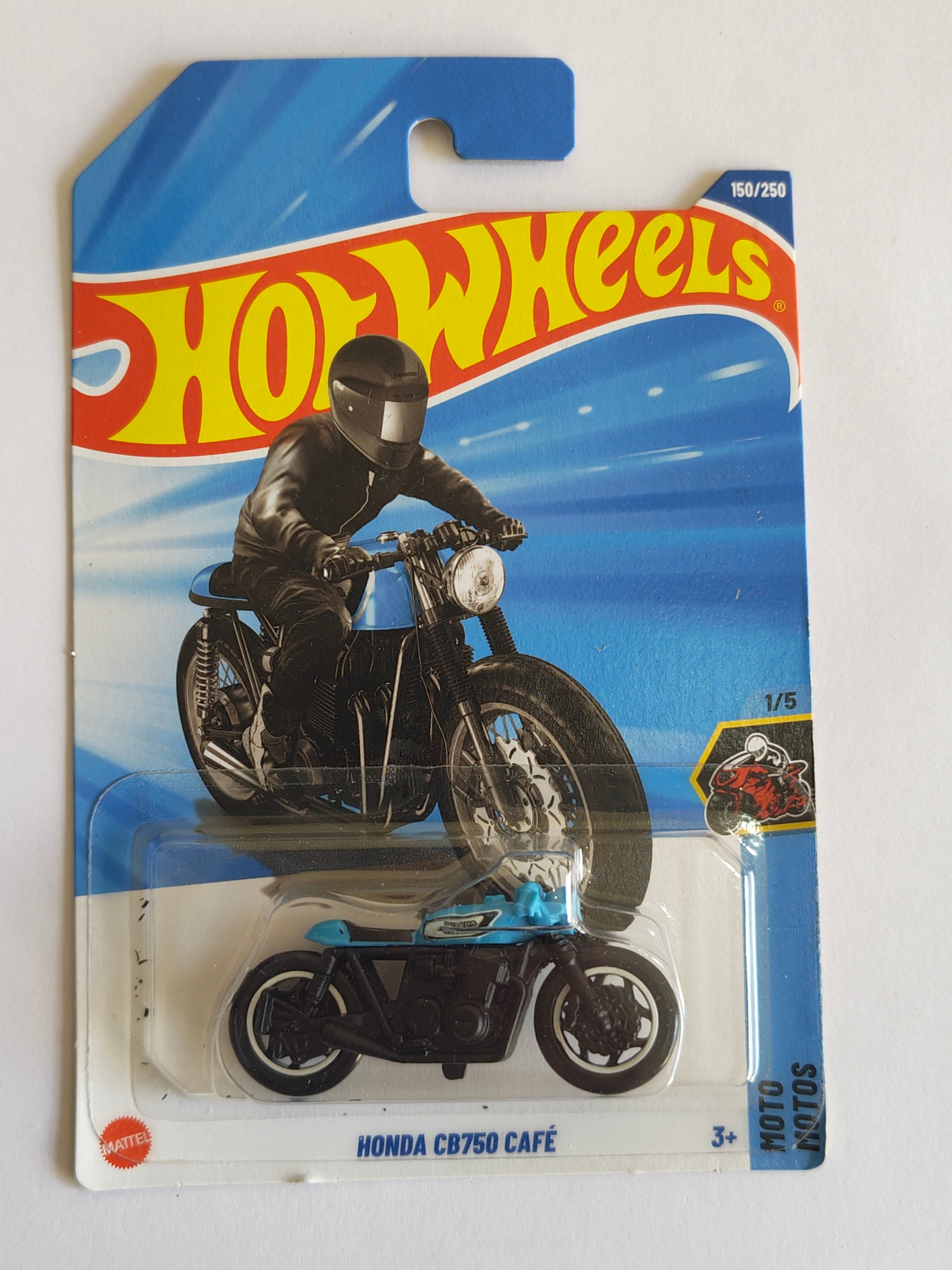 Hot Wheels Honda CB750 Cafe Diecast Bike 1:64 Scale - Retro bike Collection