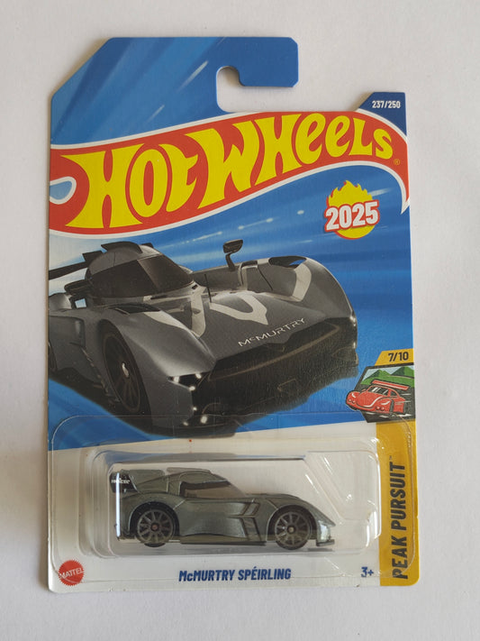Hot Wheels McMurtry Speirling Diecast Car 1:64 Scale - Exotic Supercar Collection
