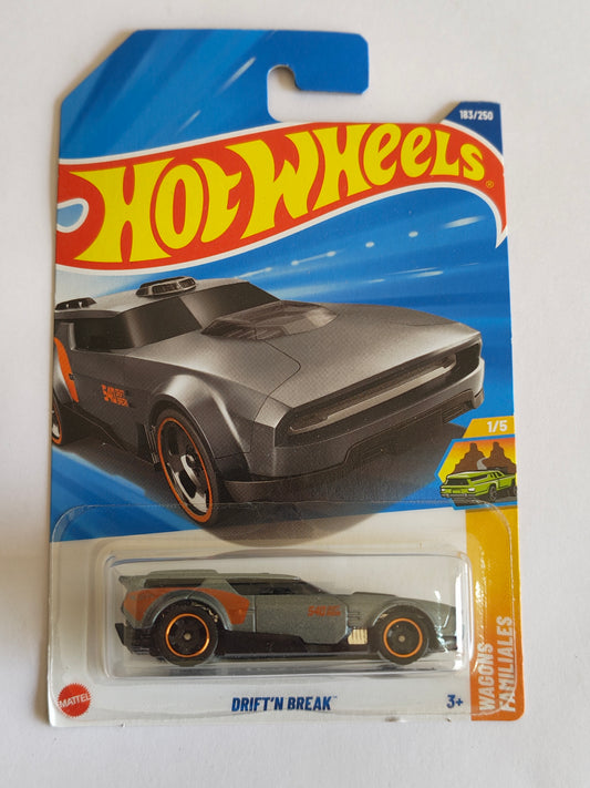 Hot Wheels Drift'N Break Diecast Car 1:64 Scale - Racing Car Collection