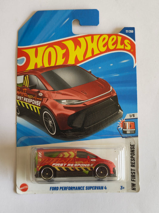 Hot Wheels Ford Performance Supervan 4 Diecast Van 1:64 Scale - Classic Van Collection