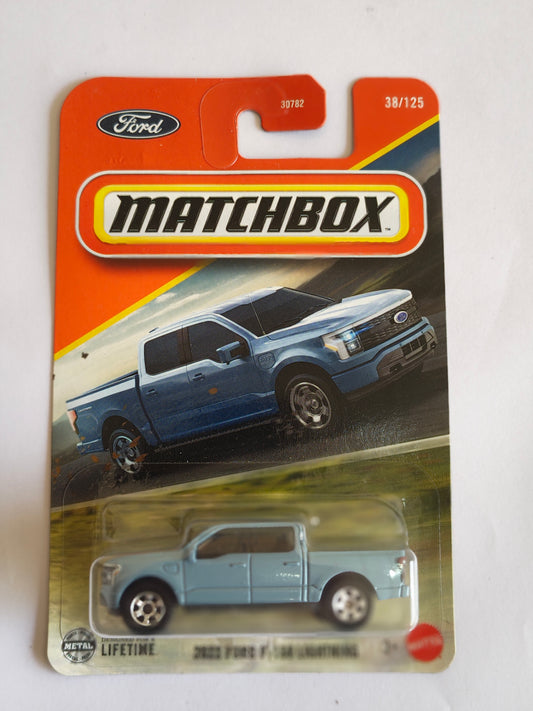 Matchbox 2022 Ford F 150 Lightning Diecast Truck 1:64 Scale - Pickup Truck Collection