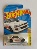 Hot Wheels (Old Card) 98 Subaru Impreza 22B STi Version Diecast Car 1:64 Scale - Exotics Supercar Collection