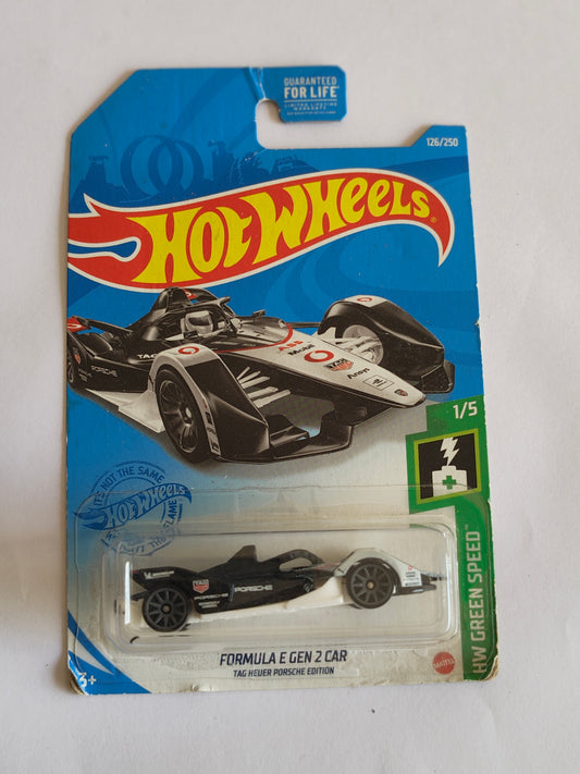 Hot Wheels Porsche Formula E Gen 2 Tag Heuer Edition Diecast Car 1:64 Scale - EV Supercar Collection