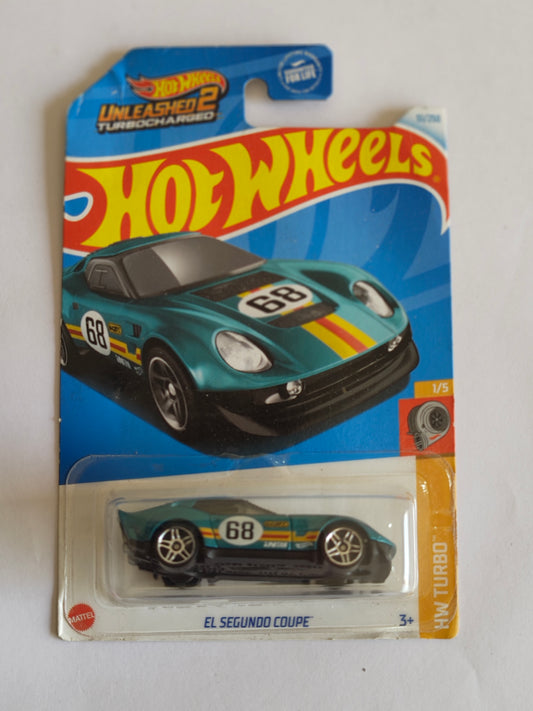 Hot Wheels El Segundo Coupe Diecast Car 1:64 Scale - Exotic Supercar Collection