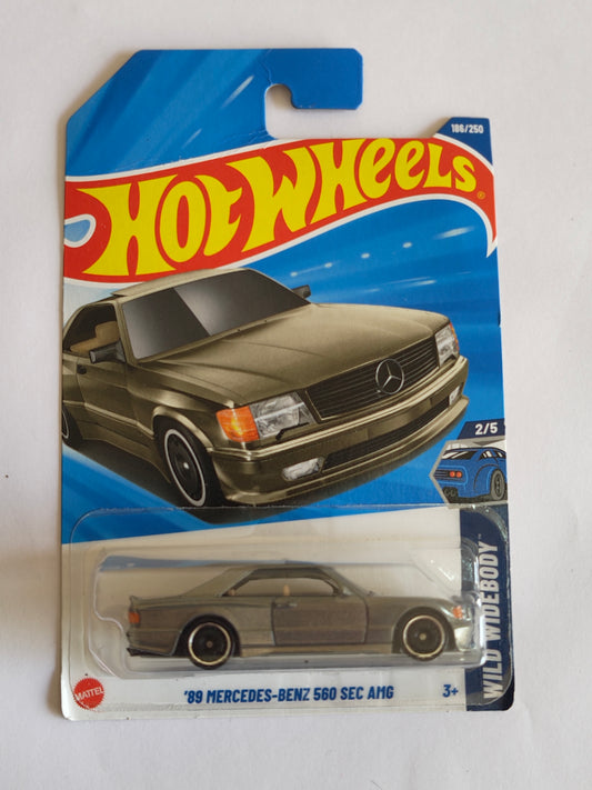 Hot Wheels 89 Mercedes Benz 560 AMG Diecast Car 1:64 Scale - Luxury Car Collection