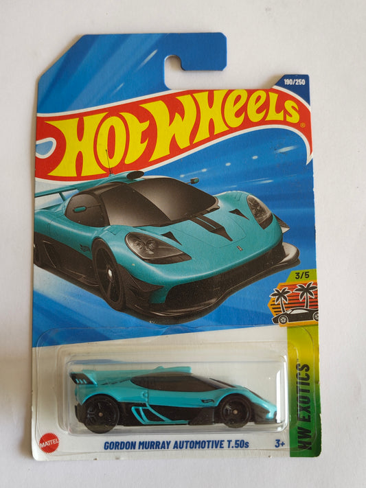 Hot Wheels Gordon Murray Automotive T.50s Diecast Car 1:64 Scale - Exotic Supercar Collection