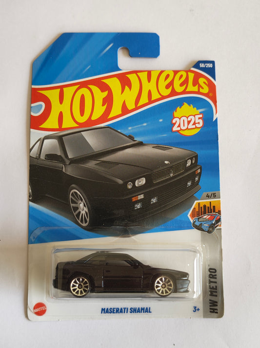 Hot Wheels Maserati Shamal Diecast Car 1:64 Scale - Exotic Supercar Collection