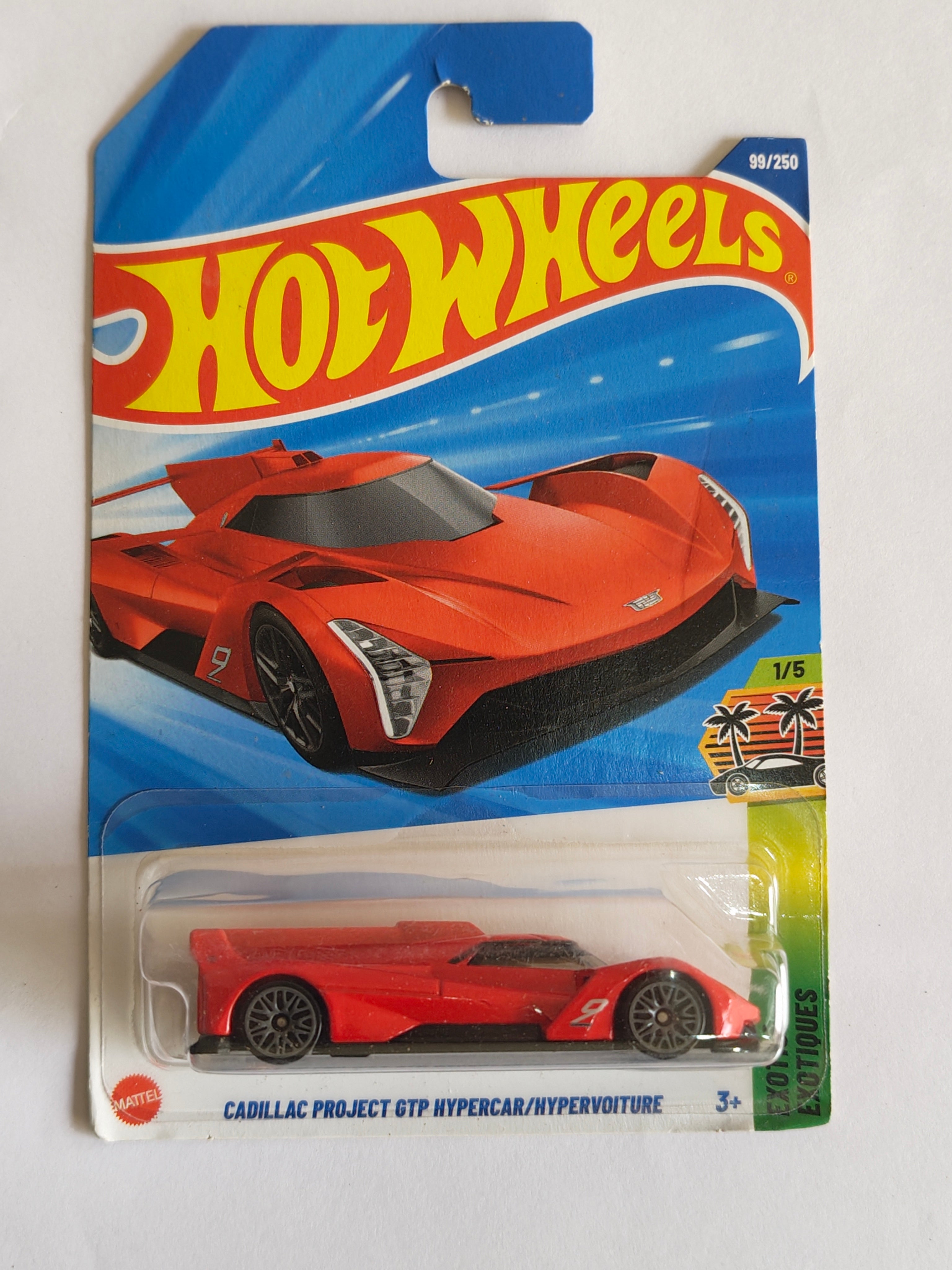 Hot Wheels Cadillac Project GTP Hypercar Diecast Car 1:64 Scale - Exotic Supercar Collection