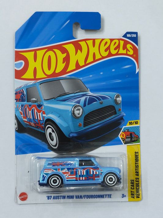 Hot Wheels 67 Austin Mini Van Diecast Van 1:64 Scale - Van Collection