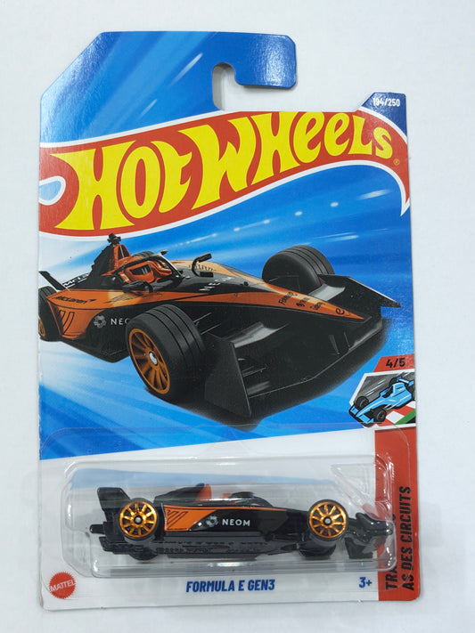 Hot Wheels Formula E Gen3 Diecast Car 1:64 Scale - Racing Car Collection