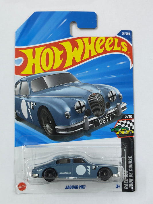 Hot Wheels Jaguar MK1 Diecast Car 1:64 Scale - Classic Car Collection