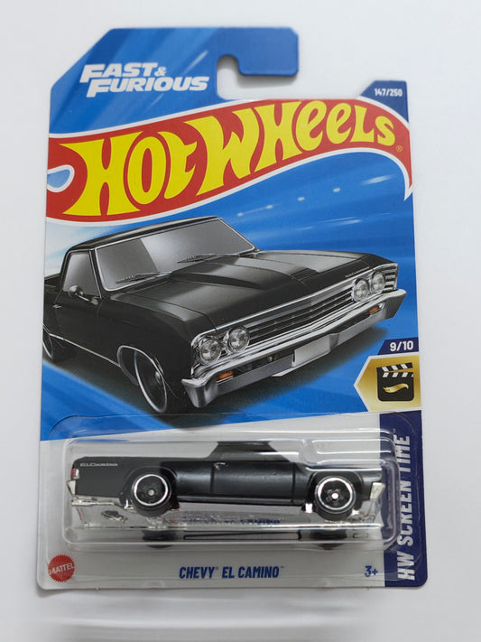 Hot Wheels Imported Chevy El Camino Diecast Truck 1:64 Scale - Pickup Truck Collection