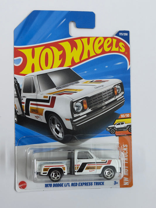 Hot Wheels Imported 1978 Dodge Lil Red Express Truck Diecast Truck 1:64 Scale - Pickup Truck Collection