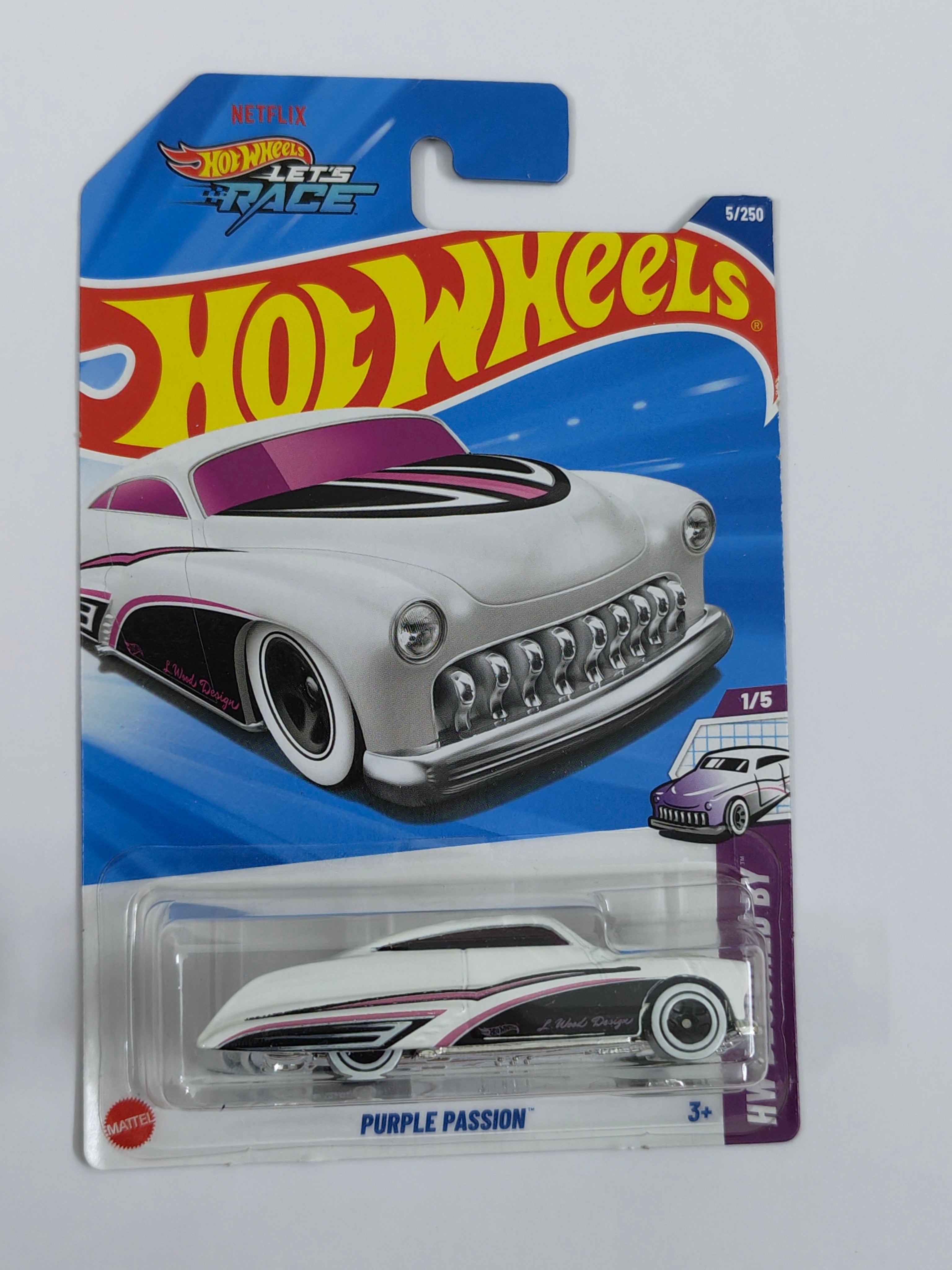 Hot Wheels Imported Purple Passion Diecast Car 1:64 Scale - Retro Car Collection